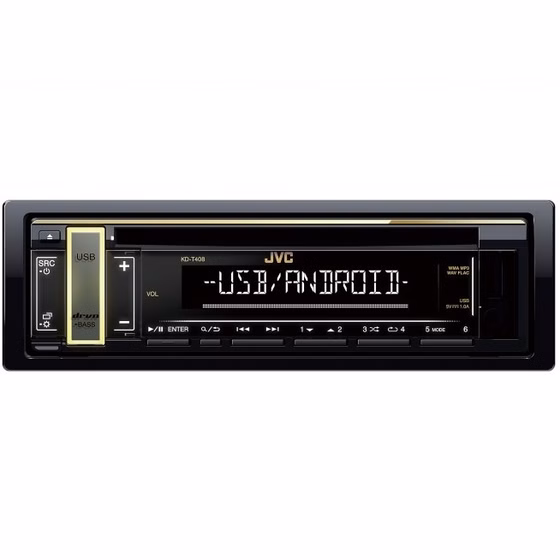 JVC KD-T408 پخش صوتی جی وی سی